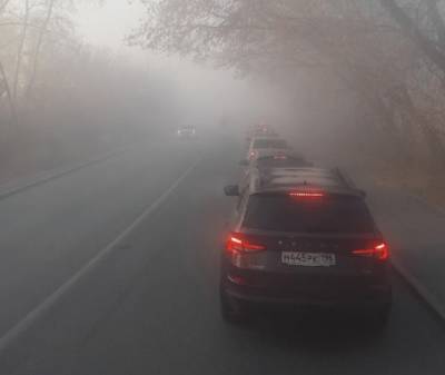 В Свердловской области из-за смога полностью перекрыли федеральную трассу «Екатеринбург-Курган»