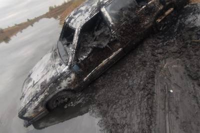 В Жердевском районе нашли в пруду Volvo с человеческими останками