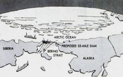 Тропическое лето в тундре: зачем в СССР хотели перекрыть Берингов пролив дамбой - Русская семеркаРусская семерка