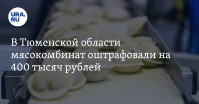 В Тюменской области мясокомбинат оштрафовали на 400 тысяч рублей