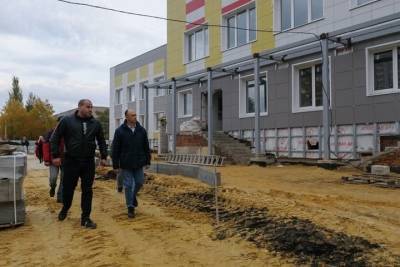 В Притамбовье продолжается строительство детсада на 120 мест