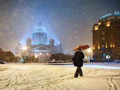 Первый снег накроет Петербург уже в конце октября