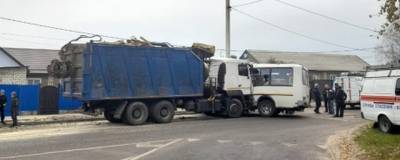 Три человека пострадали при ДТП маршрутки с МАЗом в Воронеже