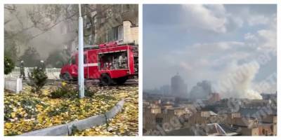 В Киеве вспыхнул мощный пожар в институте: детали и кадры с места ЧП