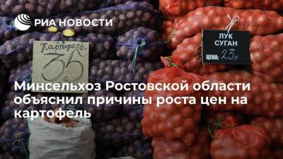 Минсельхоз Ростовской области: причины роста цен на картофель носят сезонный характер