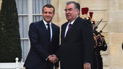Президент Франции и Таджикистана обсудили широкий спектр вопросов сотрудничества