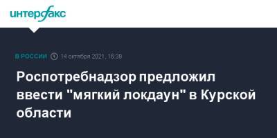 Роспотребнадзор предложил ввести "мягкий локдаун" в Курской области