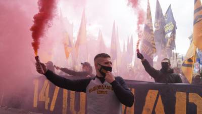 В Киеве прошла демонстрация националистов