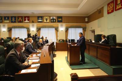 В Твери прошло первое заседание Законодательного Собрания седьмого созыва