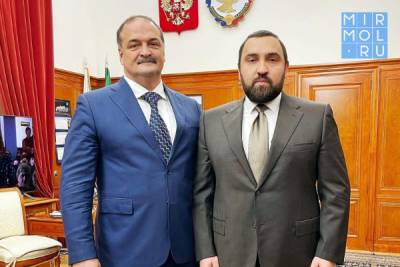 Султан Хамзаев поздравил Сергея Меликова со вступлением в должность Главы Дагестана