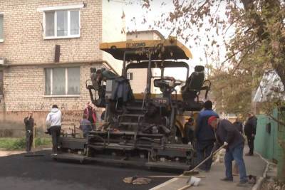 В Смоленске завершается ремонт двух межквартальных проездов