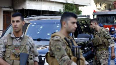 В Ливане задержали девять подозреваемых в причастности к стрельбе в Бейруте