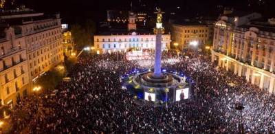 В Тбилиси прошел многотысячный митинг сторонников Саакашвили