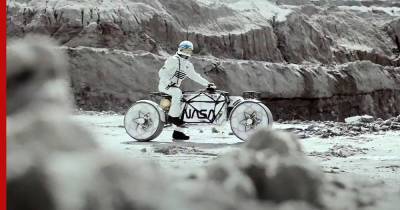 Мотоцикл для полета на Луну построили в Германии по рисунку российского художника: видео