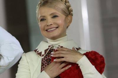 Тимошенко обратилась к голодающему дорогому Мише Саакашвили