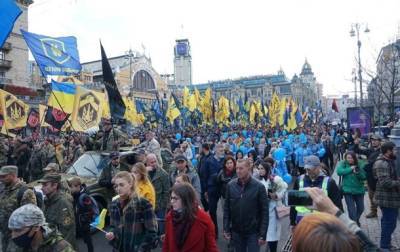 Итоги 14.10: Марш в Киеве и визит на Донбасс