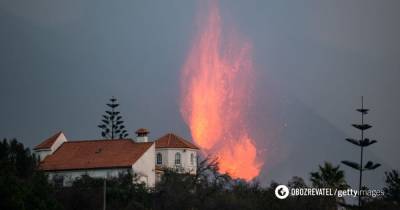 Извержение вулкана Кумбре-Вьеха на Канарских островах – горы пепла покрыли улицы, видео