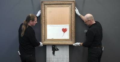 Картина Бэнкси "Любовь в мусорном баке" продана за рекордные 16 млн фунтов