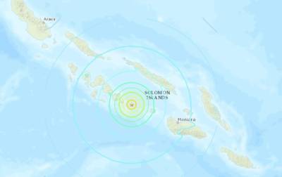 Возле Соломоновых островов произошло сильное землетрясение - korrespondent.net - США - Украина - Соломоновы Острова