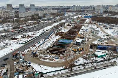Первый этап благоустройства около станции БКЛ «Аминьевская» завершится до конца года - vm.ru - Москва - Благоустройство
