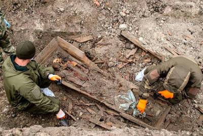 В ЛНР обнаружили останки 35 погибших мирных жителей
