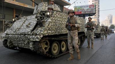 Бейрут: военным приказано стрелять на поражение