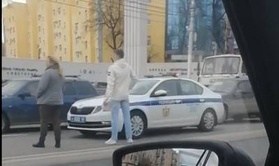 На площади Победы в Рязани произошло ДТП - 7info.ru - Рязань