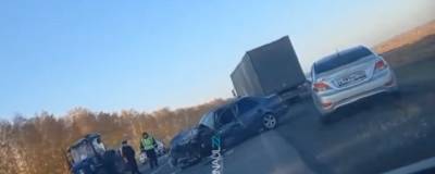 В Алтайском крае в столкновении трех автомобилей пострадали четыре человека