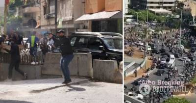 Бейрут стрельба: во время протестов погибли 5 человек, есть раненые - фото и видео - obozrevatel.com - Ливан - Бейрут - Бейрут