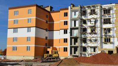 В поселке Приютово близится к завершению строительство 90-квартирного дома