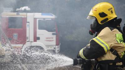 Пожар на газовой подстанции в Москве ликвидировали, пострадал один человек