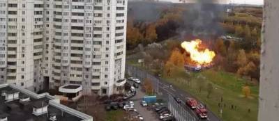 В России взорвалась газовая подстанция, поднялась стена огня. Видео