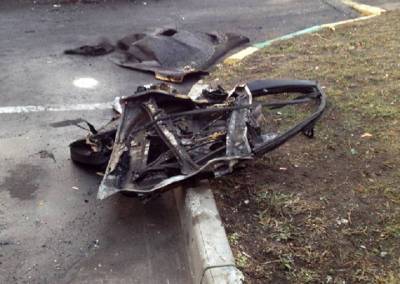 Мужчина в Москве ранним утром сгорел заживо в салоне импортного автомобиля