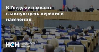 Елена Цунаева - В Госдуме назвали главную цель переписи населения - nsn.fm - Россия