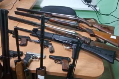 За девять месяцев в Тверской области изъяли более 2000 единиц оружия