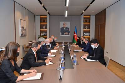 Глава МИД Азербайджана встретился с французской делегацией (ФОТО)