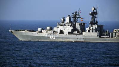 «В рамках международных правил»: российский корабль не допустил нарушения госграницы эсминцем США Chafee