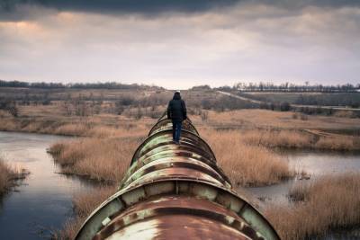 Нафтогаз оценил объем падения прокачки газа через Украину