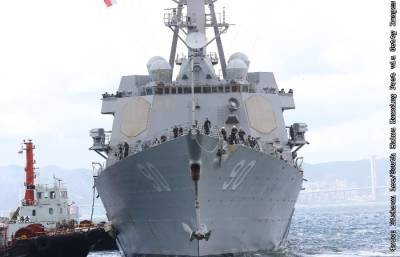 В ВМС США не согласились с тем, что эсминец Chafee нарушил международные правила - interfax.ru - Москва - Россия - Китай - США