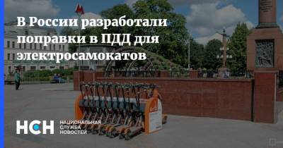 В России разработали поправки в ПДД для электросамокатов