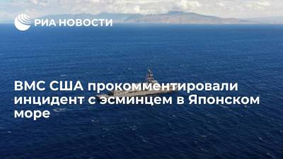ВМС США ответили на заявления российских военных об инциденте с эсминцем в Японском море