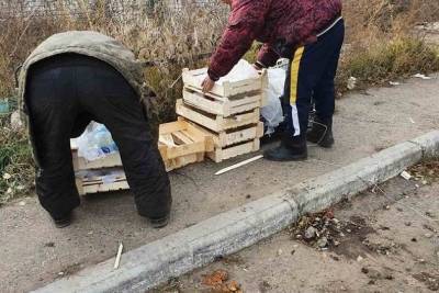 Торговцы убралимусор на Богатовском рынке в Чите после визита полиции