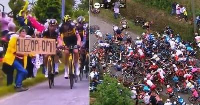 Болельщица, ставшая причиной массовой аварии на Тур де Франс, предстала перед судом