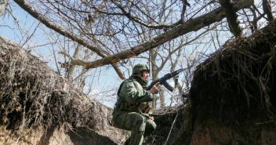 Российские террористы на Донбассе восемь раз нарушали “тишину”: ранен боец ВСУ