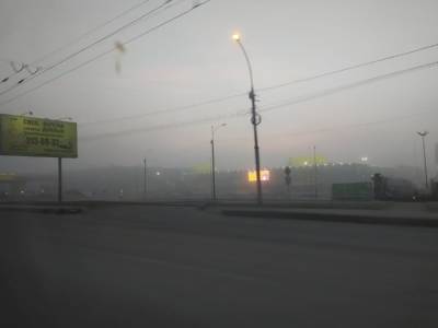 В Новосибирске утром 17 октября зафиксирован высокий уровень загрязнения воздуха