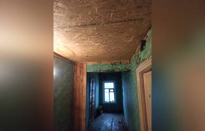 В Тверской области отремонтировали обрушившийся в доме ветерана потолок
