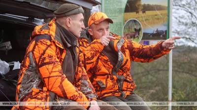 ФОТОФАКТ: Загонная охота на копытных прошла 16 октября на территории национального парка "Беловежская пуща"