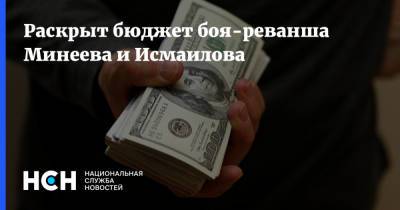 Раскрыт бюджет боя-реванша Минеева и Исмаилова