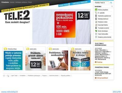 Эксклюзивные предложения «Tele2» для домашнего досуга и бизнеса - obzor.lt - Литва