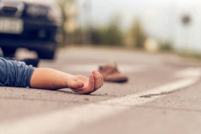 Петербуржец на Volvo сбил мужчину на трассе в Тосненском районе
